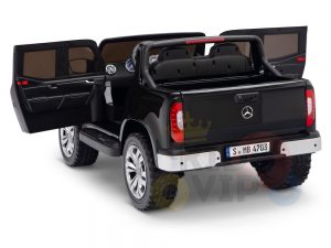 kidsvip mercedes x kids and toddlers ride on car truck 2x12v batteries black 17 1