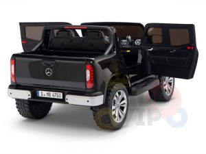 kidsvip mercedes x kids and toddlers ride on car truck 2x12v batteries black 9 1