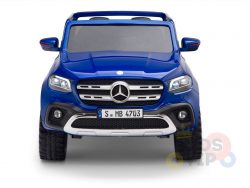 kidsvip mercedes x kids and toddlers ride on car truck 2x12v batteries blue 1 1