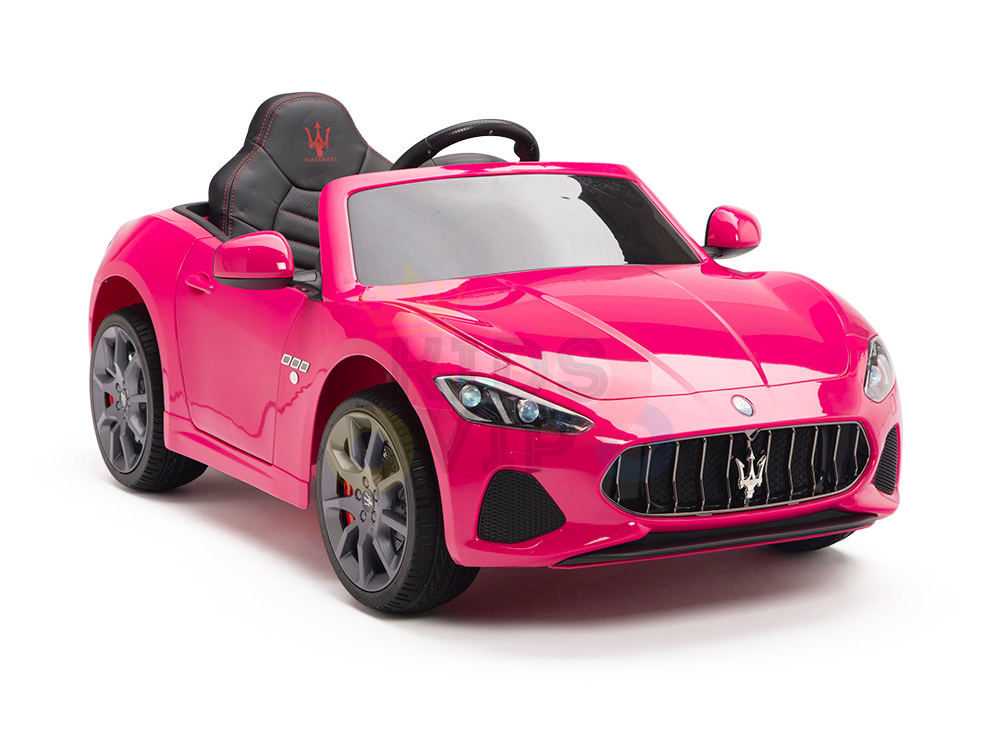 Pink Official Upgraded 12V Maserati Gran Cabrio - Kids VIP