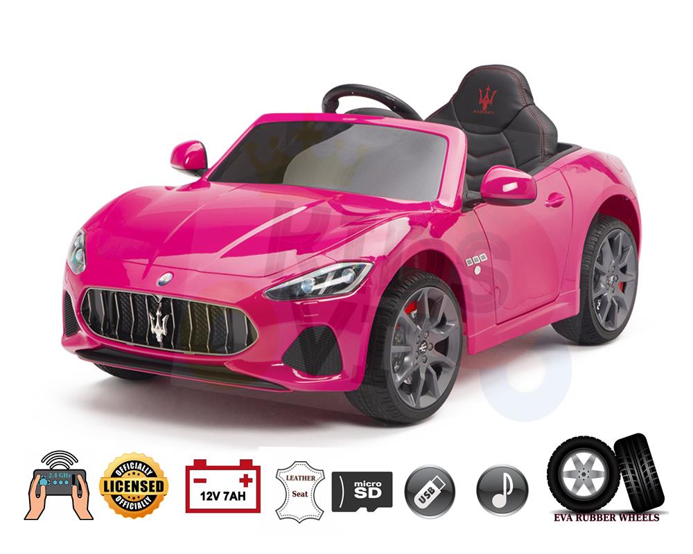 Official Upgraded 12V Maserati Gran Cabrio Kids Ride On Car With RC