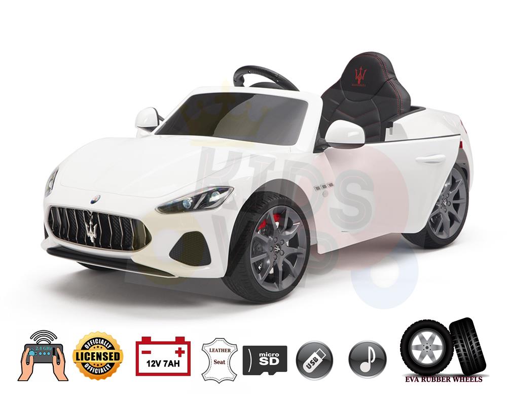 12V Electric Kids Ride On Car Toy For Girls Maserati GranCabrio with MP3 RC