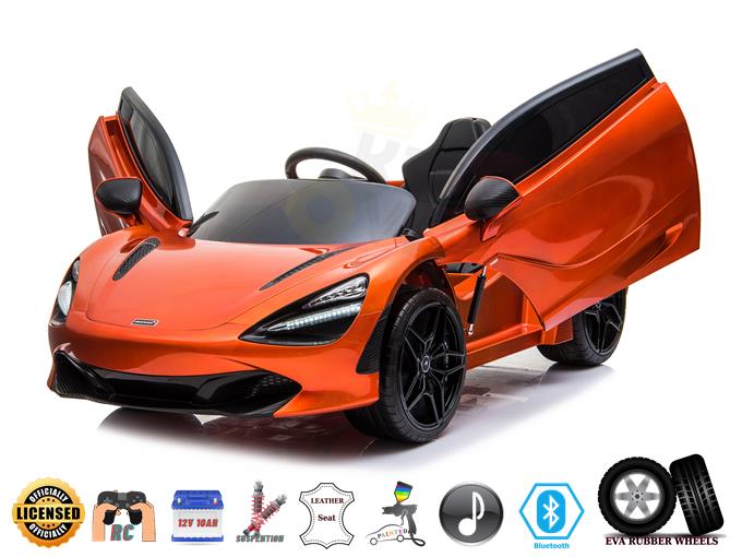 Licensed McLaren 720S Upgraded Ride On Super Car with Remote Control
