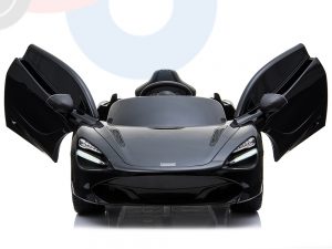 kidsvip mclaren 720s kids toddlers ride on car sport powered 12v rubber wheels leather seat rc black 52