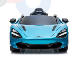 kidsvip mclaren 720s kids toddlers ride on car sport powered 12v rubber wheels leather seat rc blue 52