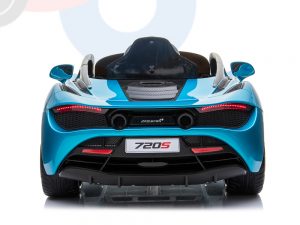 kidsvip mclaren 720s kids toddlers ride on car sport powered 12v rubber wheels leather seat rc blue 56