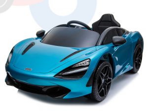 kidsvip mclaren 720s kids toddlers ride on car sport powered 12v rubber wheels leather seat rc blue 62