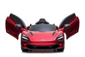 kidsvip mclaren 720s kids toddlers ride on car sport powered 12v rubber wheels leather seat rc red 22