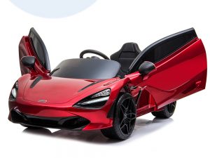 kidsvip mclaren 720s kids toddlers ride on car sport powered 12v rubber wheels leather seat rc red 38