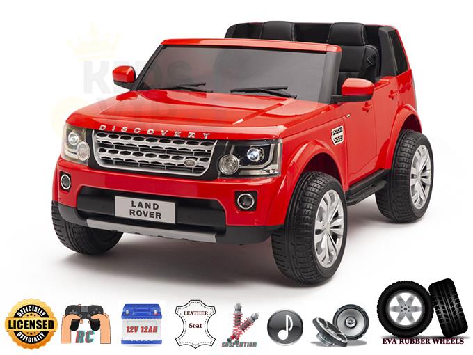 2 Seats Licensed 12V Land Rover Discovery Ride On Truck with RC & Rubber wheels