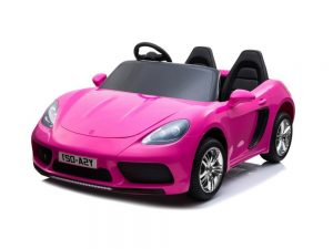 KIDSVIP XXL RIDE ON CAR FOR BIG KIDS 24V 180W RUBBER WHEELS LEATHER SEAT pink 58