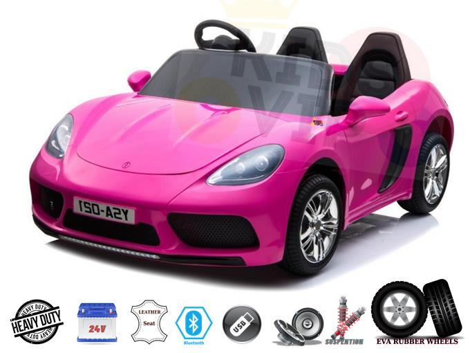 XXL SuperSport 2 Seater 24v Kids Ride On Car With 180W Brushless Motor&Rubber Wheels