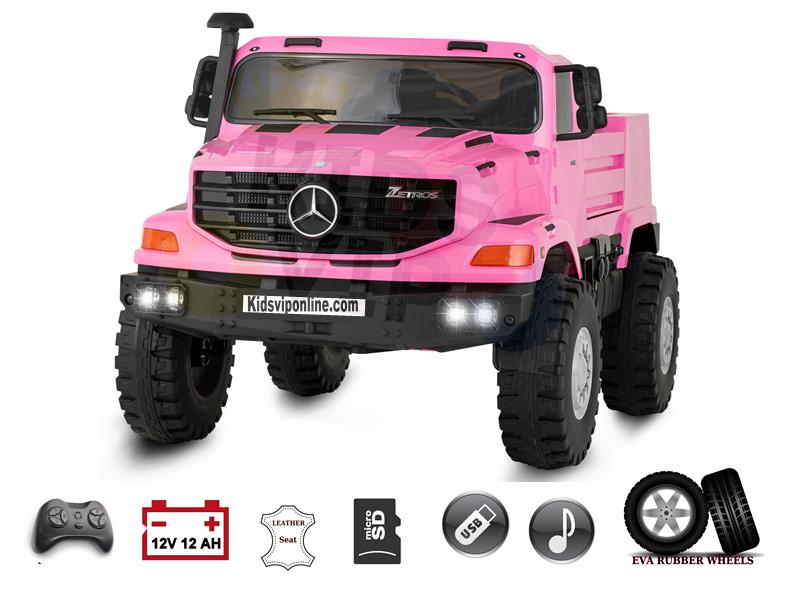 Official Upgraded Mercedes Benz Zetros 12V12amp Kids Ride On Car with Remote Control