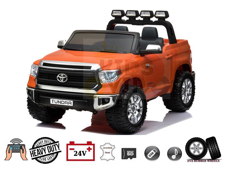 Oversized XXL Eva Edition 2 Seater Toyota Tundra Kids Ride On Car / Truck 24V, Leather Seat, RC