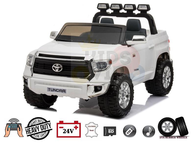 Oversized XXL Eva Edition 2 Seater Toyota Tundra Kids Ride On Car / Truck 24V , Leather Seat, RC