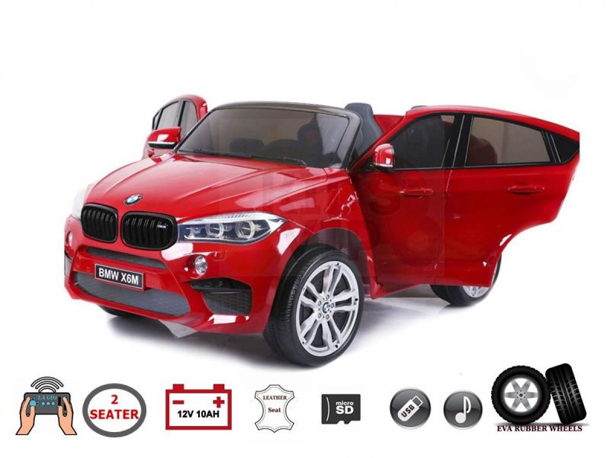 NEW 12V KIDS ELECTRIC OFFICIAL BMW 6 GT X6 RIDE ON CAR SUV PARENTAL REMOTE TOY 