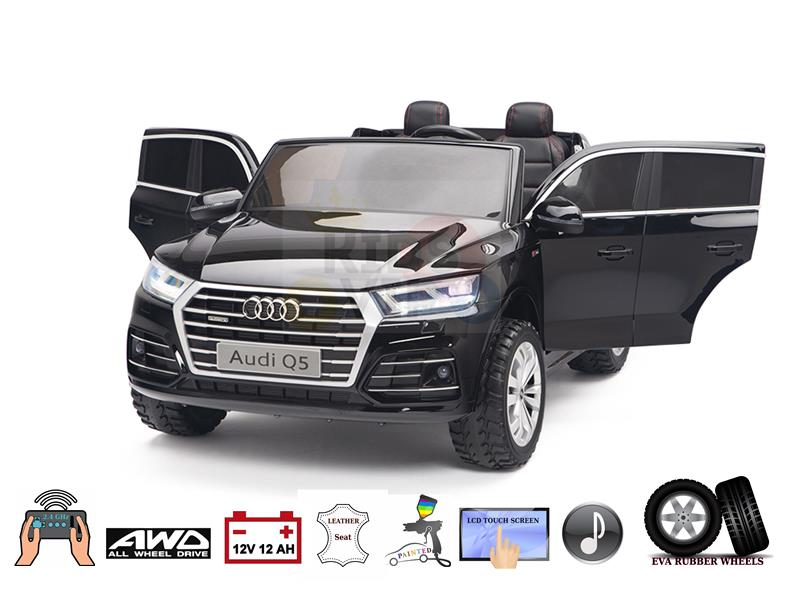 24V Complete MP4 Edition 2 Seater Licensed Audi Q5 SUV Eva Ride on Kids Car with RC