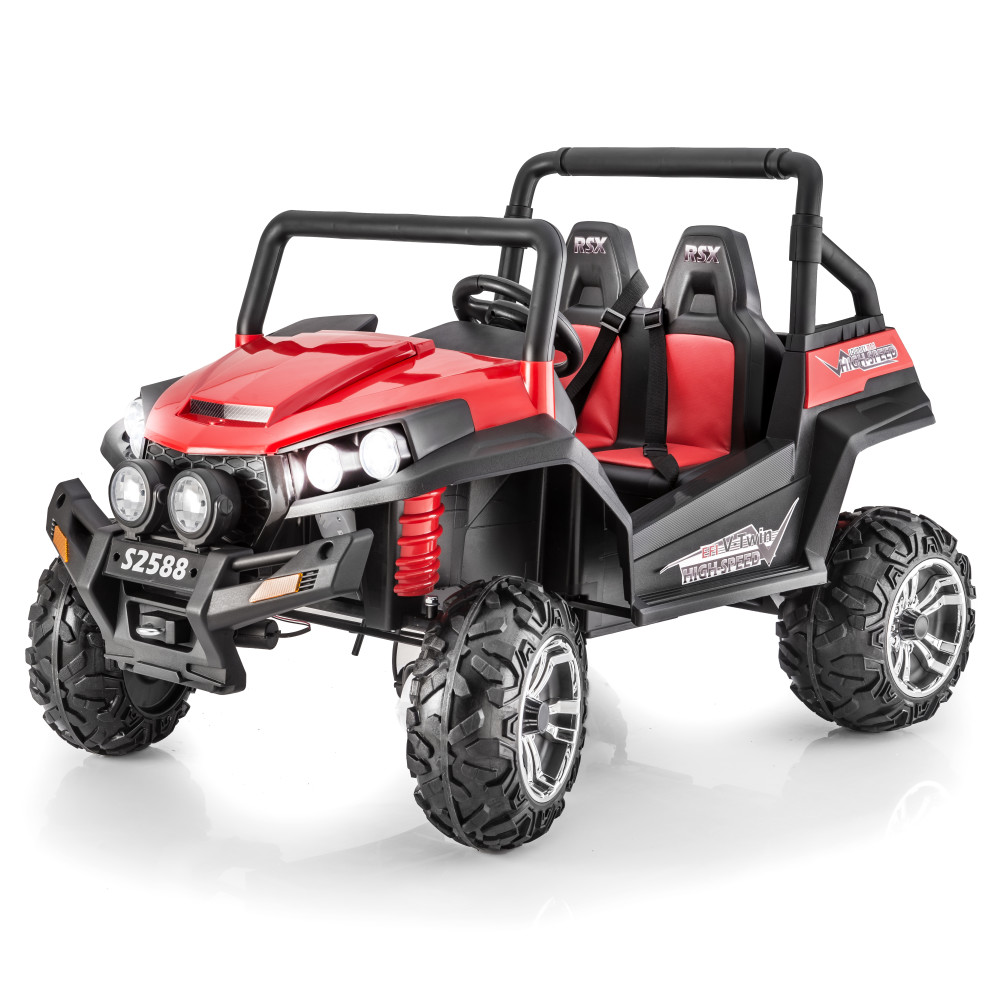 Luxury Eva 2 Seater Off Road Real 4X4 Buggy / UTV Style 2x12v Kids Ride ...