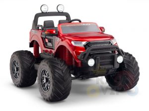kidsvip 4x4 monster truck kids and toddlers 12v ride on truck car big rubber wheels 1