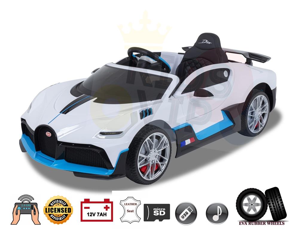 Licensed Limited Bugatti Divo 12v Kids Ride on Car With RC
