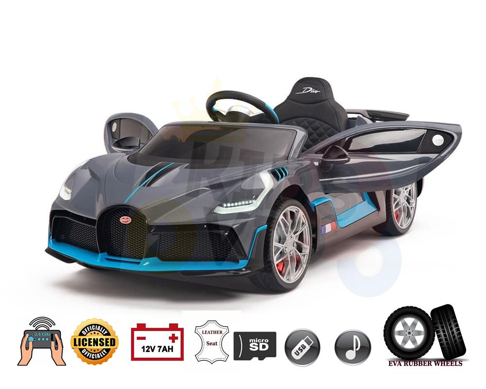 Licensed Limited Edition Bugatti Divo 12v Kids Ride on Car With RC