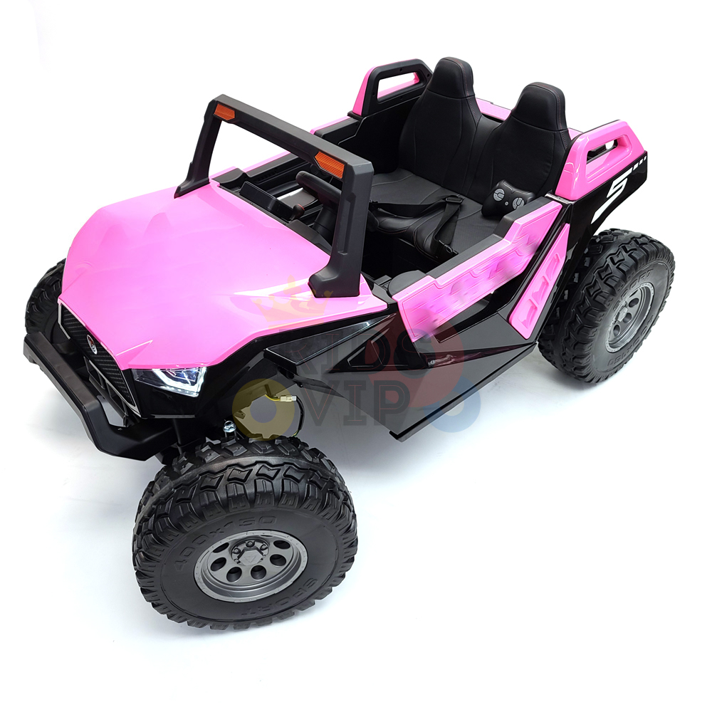 Pink XL 4X4 UTV Dune Buggy 2 Seats 24V Kids Ride On Car - Kids VIP