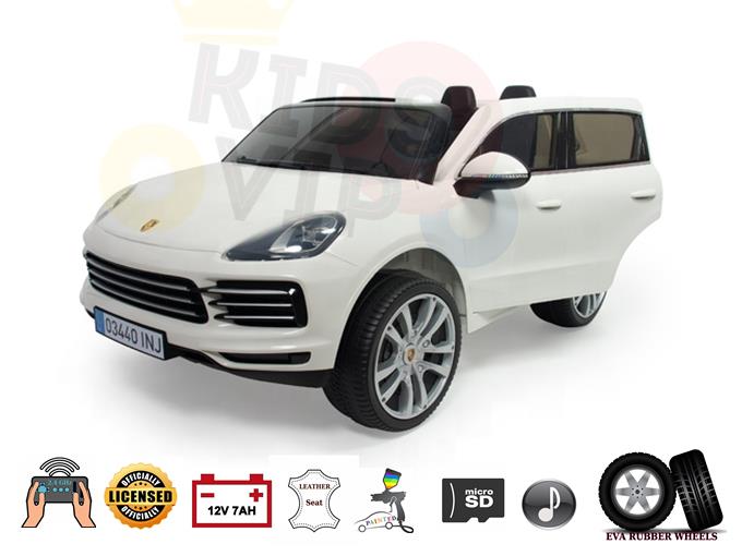 Licensed Luxurious Porsche Cayenne 12V Kids and Toddlers Ride On Car w/RC
