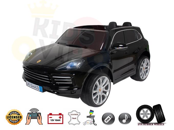 Licensed Luxurious Porsche Cayenne 12V Kids and Toddlers Ride On Car w/RC