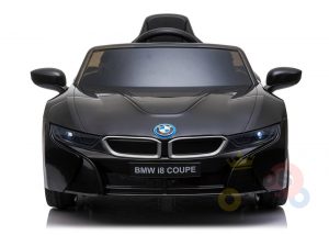 kids and toddlers bmw i8 ride on car 12v leather seat rubber wheels kids vip black 5