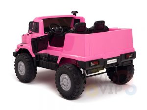 kidsvip zetros 24v kids ride on car 2 seater pink 12