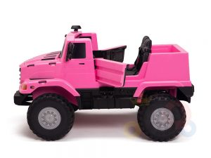 kidsvip zetros 24v kids ride on car 2 seater pink 24