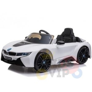bmw i8 coupe kids and toddlers ride on car 12v remote kidsvip white 19
