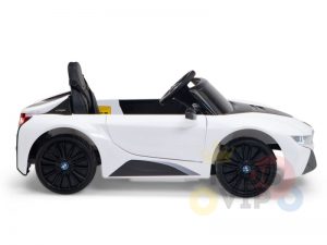 bmw i8 coupe kids and toddlers ride on car 12v remote kidsvip white 31