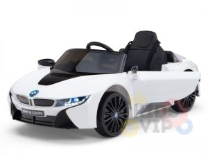 bmw i8 coupe kids and toddlers ride on car 12v remote kidsvip white 38