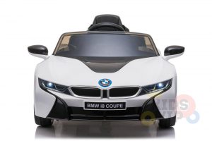 bmw i8 coupe kids and toddlers ride on car 12v remote kidsvip white 40