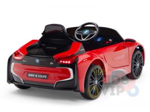 bmw i8 coupe kids and toddlers ride on car 12v remote kidsvip RED 4