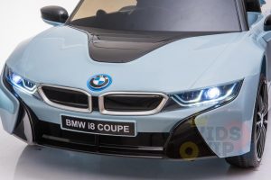 bmw i8 coupe kids and toddlers ride on car 12v remote kidsvip blue 25