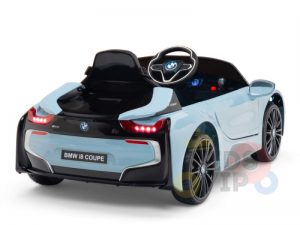 bmw i8 coupe kids and toddlers ride on car 12v remote kidsvip blue 42