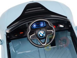 bmw i8 coupe kids and toddlers ride on car 12v remote kidsvip blue 43
