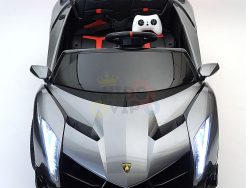 2 seats lamborghini ride on kids and toddlers ride on car 12v silver 2