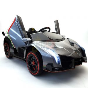2 seats lamborghini ride on kids and toddlers ride on car 12v silver 47