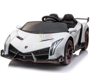 2 seats lamborghini ride on kids and toddlers ride on car 12v white 11