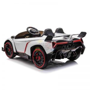 2 seats lamborghini ride on kids and toddlers ride on car 12v white 8