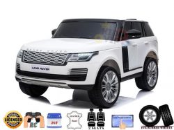 White 2 Seater Land Rover Car