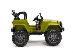 Kidsvip Big Wheels 12V Ride On Truck Jeep Green 1 25 Shop For Age 0-2