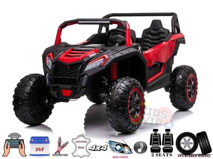 2 Seater XXL Blade BT 4WD Edition 24V Kids Ride On UTV, Buggy with RC