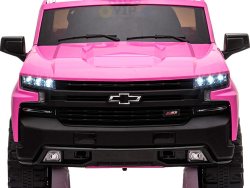 Kidsvip 12V Chevrolet Silverado Ride On Truck Car Rc Leather Seat Pink 1 4 Hot Deals