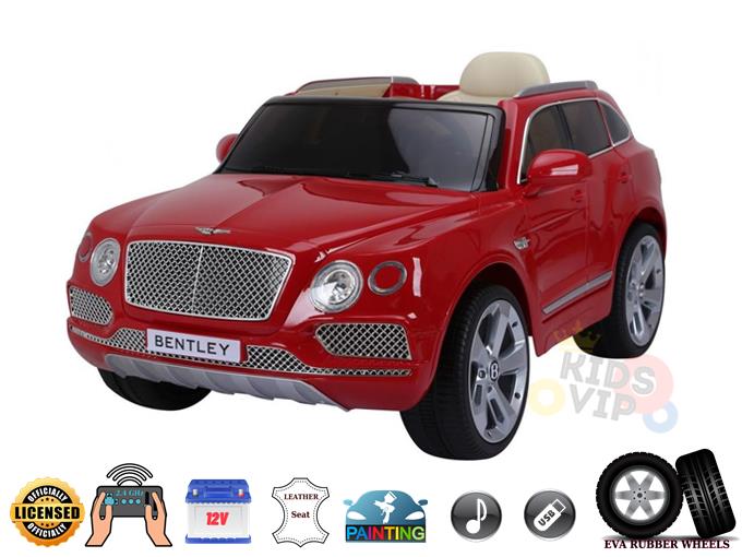 Licensed Bentley Bentayaga Complete Edition 12V Kids Ride On Car With Rc