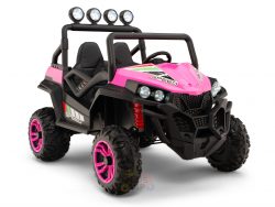 Kidsvip Viper 24V Buggy Pink 1 9 Luxury Eva 2 Seater Buggy