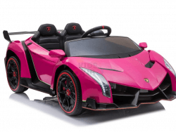 Kidsvip Lamborghini Veneno Ride On Car Pink 1 16 Ride On Cars For Kids Florida